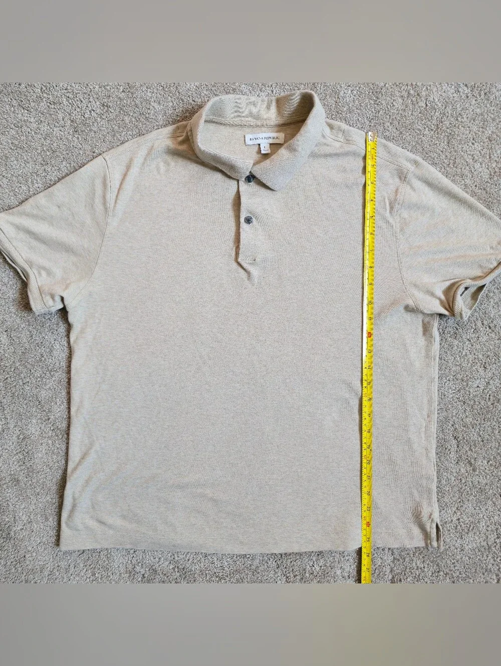 Banana Republic Luxury-Touch Polo Distressed Large